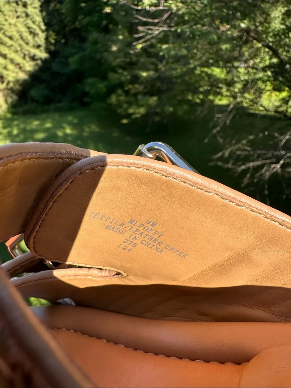 NIB! Marc Fisher Poppy Tan Woven Double-Buckle Platform Sandals